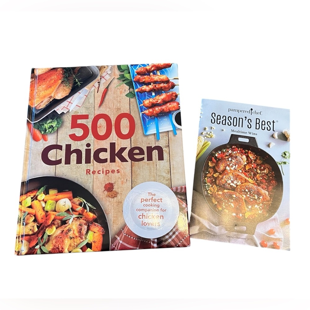 500 Chicken Recipes Cookbook - New without tags, plus bonus mini cookbook